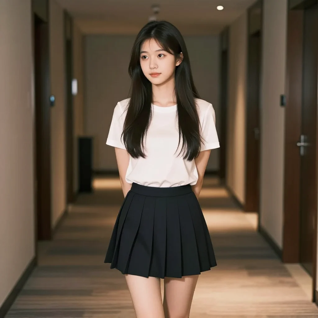 今日份校服少女主题图片 0201，杰作，最佳画质，极致细节，照片级写实 , 柔和暖色调摄影风格
