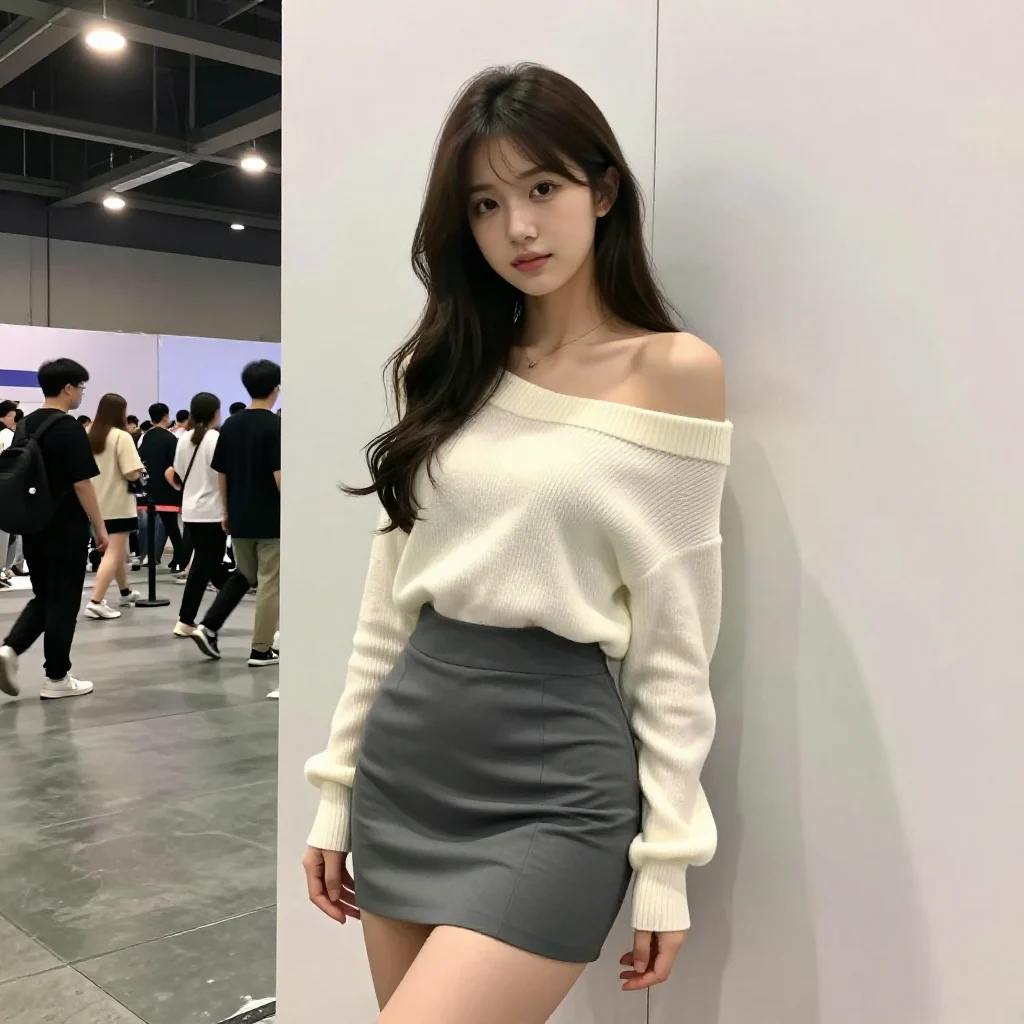 今日份校园风写真主题图片 0238，杰作，最佳画质，极致细节，照片级写实 , 展馆自然光写真风格