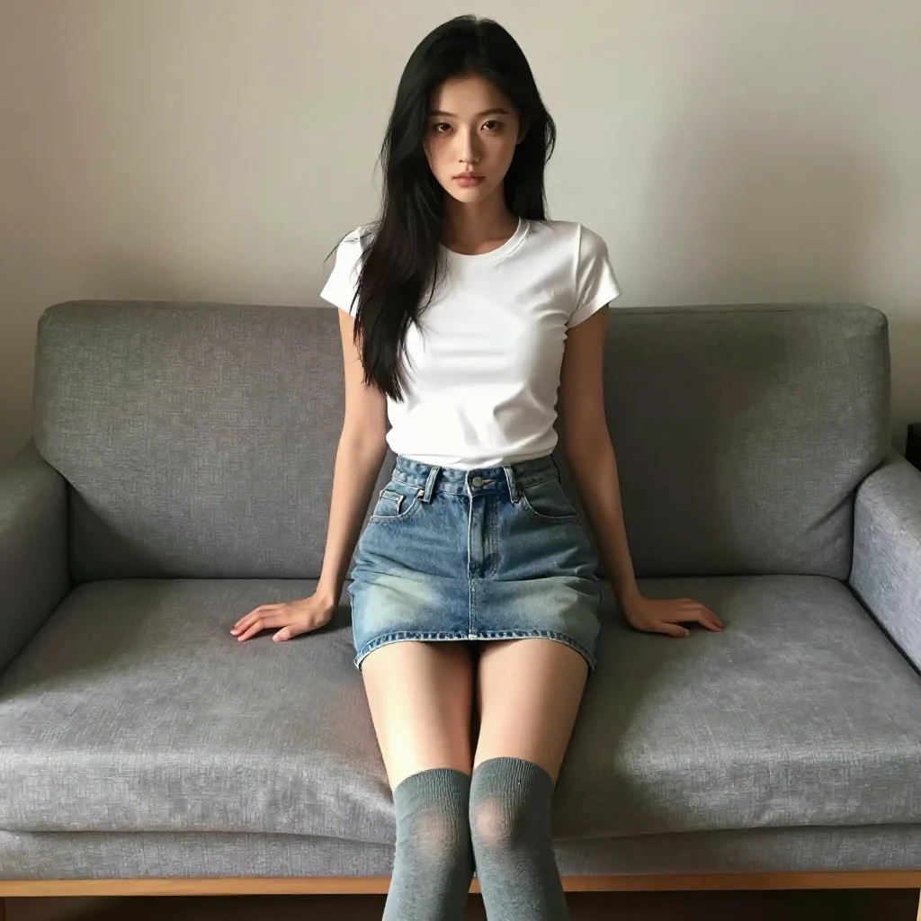 今日份清纯少女感主題圖片 0249，杰作，最佳画质，极致细节，照片级写实 , 慵懒午后生活风