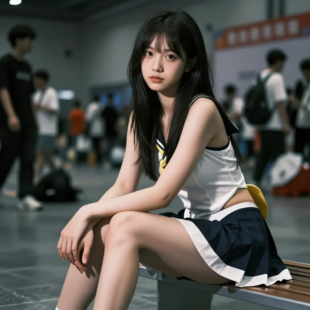 今日份校园少女感主题图片 0333，杰作，最佳画质，极致细节，照片级写实 , 轻纪实二次元人像风格