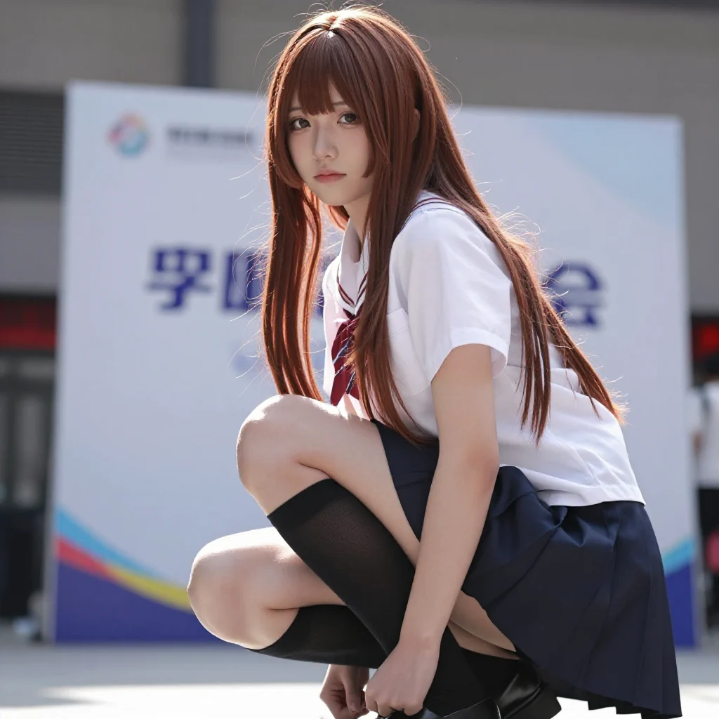 今日份校服少女主题图片 0342，杰作，最佳画质，极致细节，照片级写实 , 清新角色私摄风格