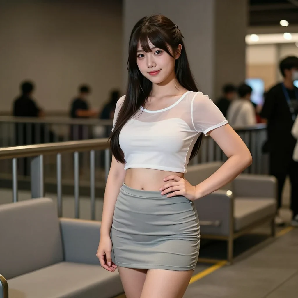 今日份清纯少女感主题图片 0365，杰作，最佳画质，极致细节，照片级写实 , 动漫展抓拍风格