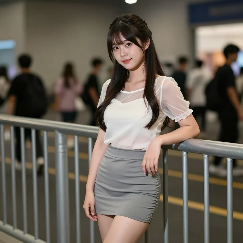 今日份清纯少女感主题图片 0368，杰作，最佳画质，极致细节，照片级写实 , 动漫展抓拍风格