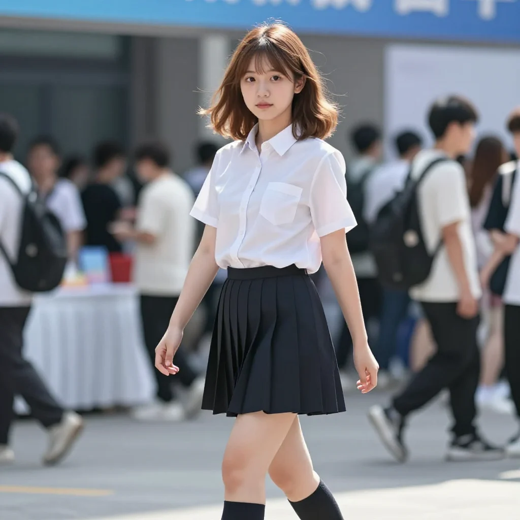 今日份校园写真主题图片 0409，杰作，最佳画质，极致细节，照片级写实 , 清新校园写真风格