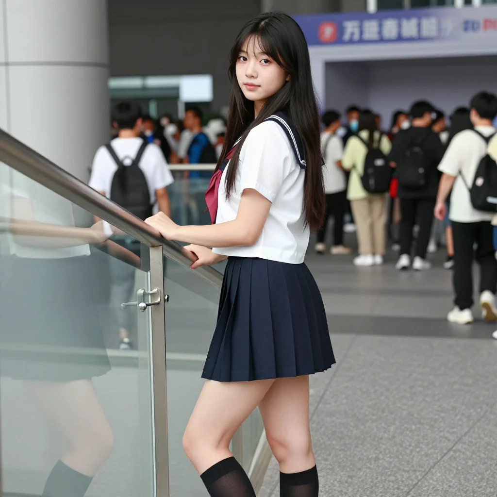 今日份校园风写真主题图片 0440，杰作，最佳画质，极致细节，照片级写实 , 日常随性街拍风格