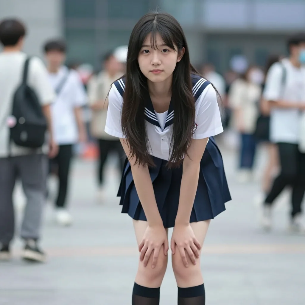 今日份校园风写真主题图片 0443，杰作，最佳画质，极致细节，照片级写实 , 日常随性街拍风格