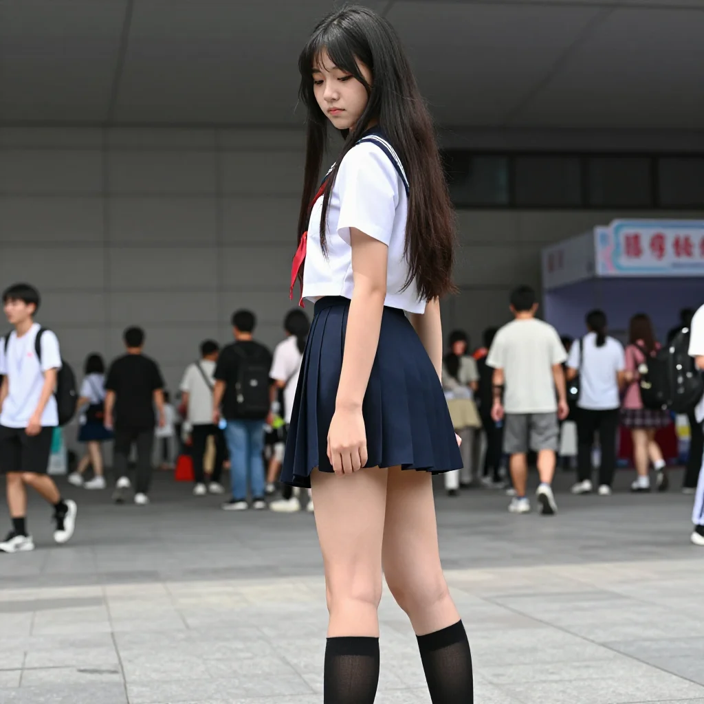 今日份校园风写真主题图片 0447，杰作，最佳画质，极致细节，照片级写实 , 日常随性街拍风格