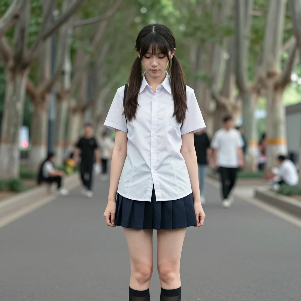 今日份校园写真主题图片 0449，杰作，最佳画质，极致细节，照片级写实 , 漫展现场纪实摄影风格