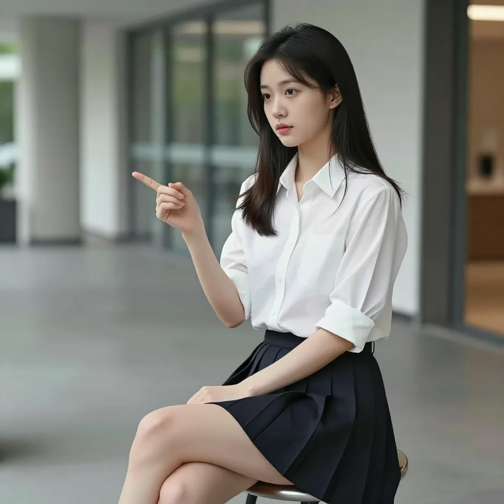 今日份校园少女感主题图片 0469，杰作，最佳画质，极致细节，照片级写实 , 轻熟通勤写真风