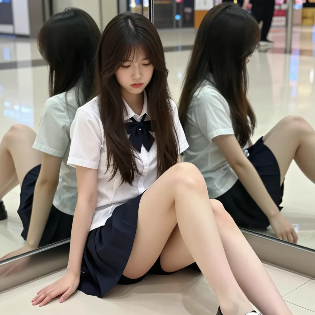 今日份校服少女主题图片 0477，杰作，最佳画质，极致细节，照片级写实 , 角色扮演人像摄影风格