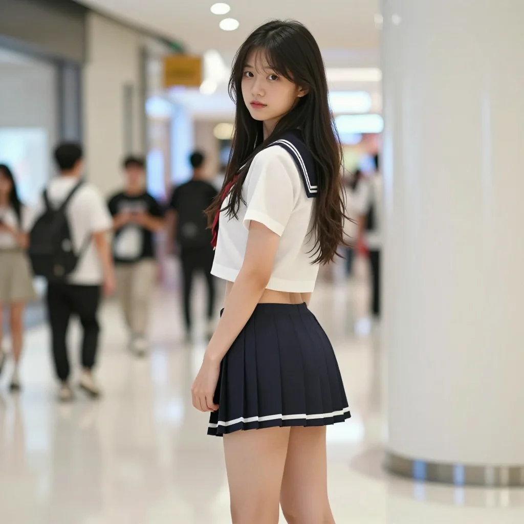 今日份校服少女主题图片 0478，杰作，最佳画质，极致细节，照片级写实 , 角色扮演人像摄影风格