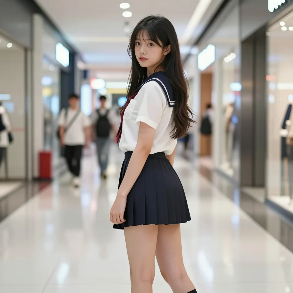 今日份校服少女主题图片 0479，杰作，最佳画质，极致细节，照片级写实 , 角色扮演人像摄影风格