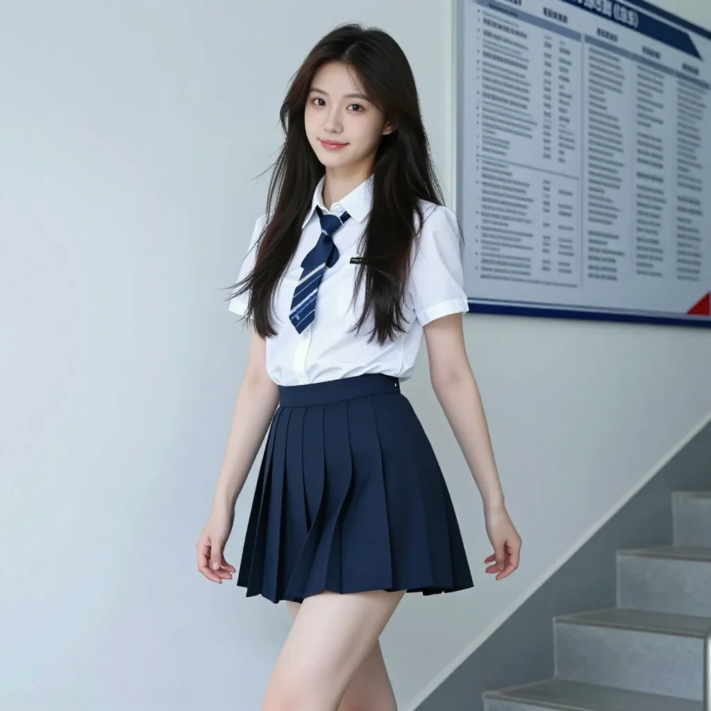 窗边的校园少女主题图片 0511，杰作，最佳画质，极致细节，照片级写实 , 窗边私房氛围风