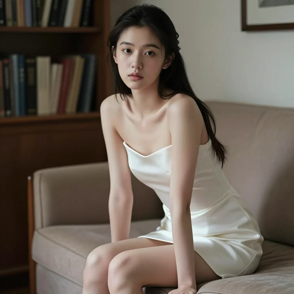 今日份清冷少女感主题图片 0573，杰作，最佳画质，极致细节，照片级写实 , 电影感角色摄影风格