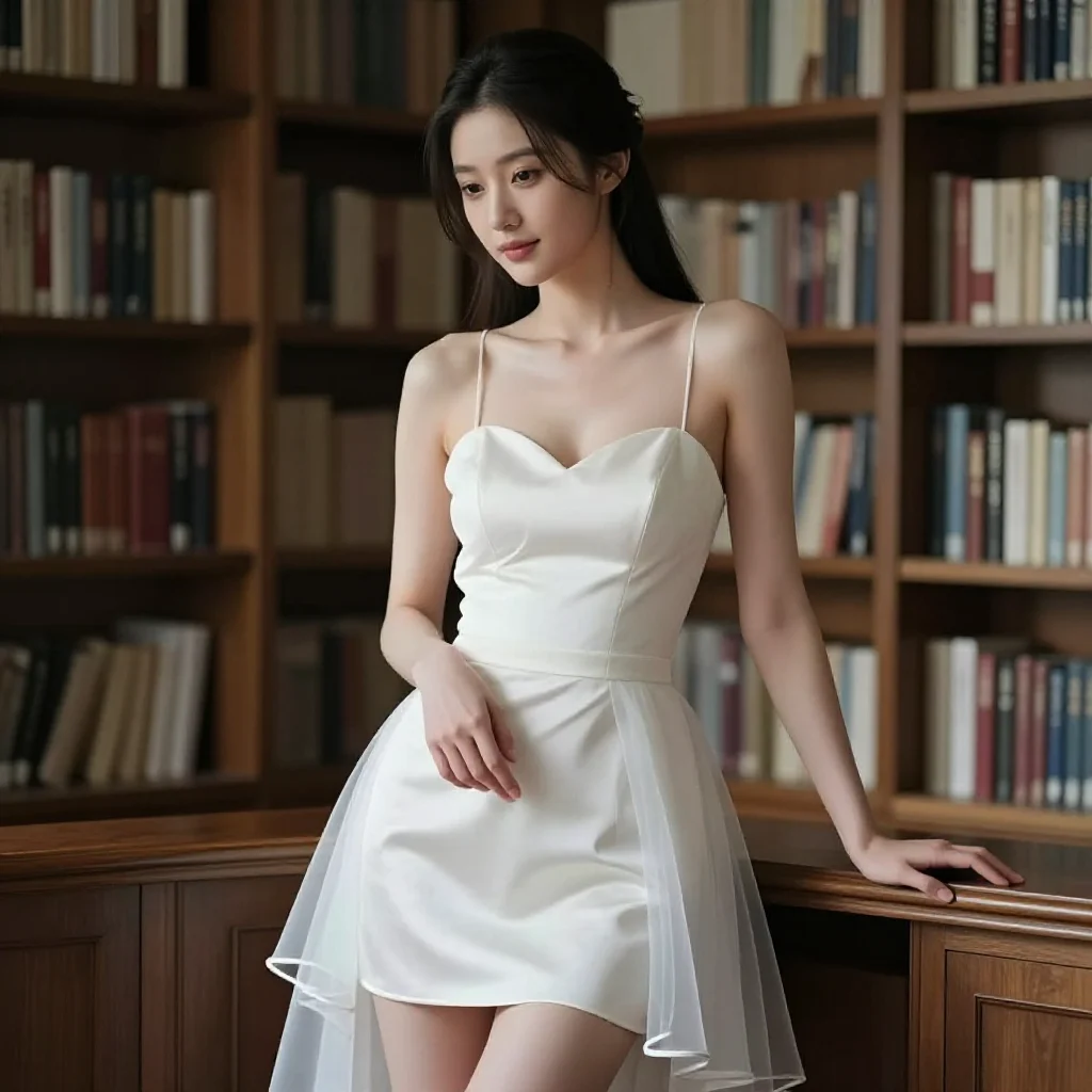 今日份清冷少女感主题图片 0575，杰作，最佳画质，极致细节，照片级写实 , 电影感角色摄影风格