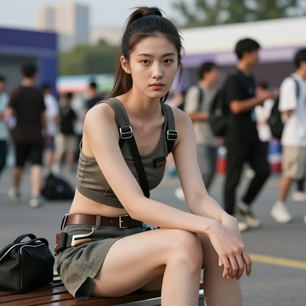 今日份校园风少女感写真主题图片 0609，杰作，最佳画质，极致细节，照片级写实 , 空气感人像风格