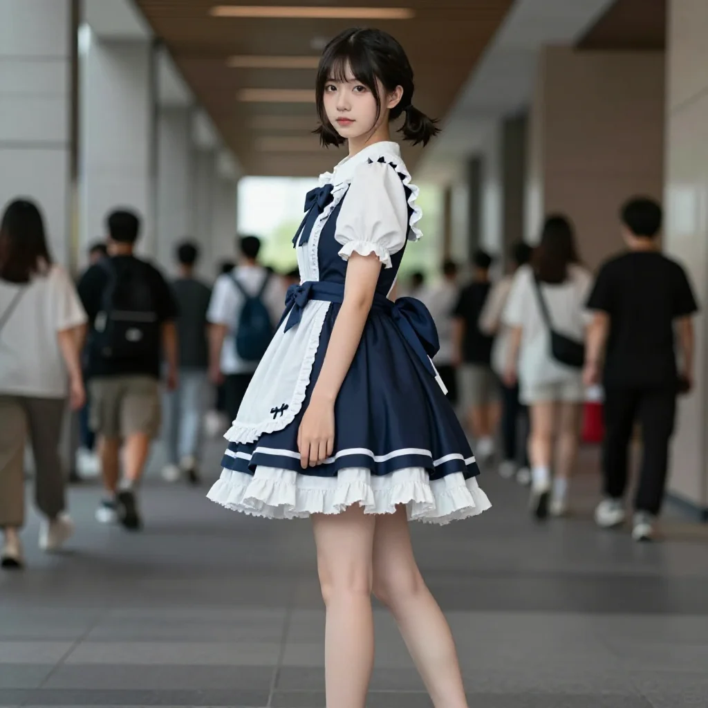 今日份校园少女写真主题图片 0648，杰作，最佳画质，极致细节，照片级写实 , 角色扮演人像摄影风格