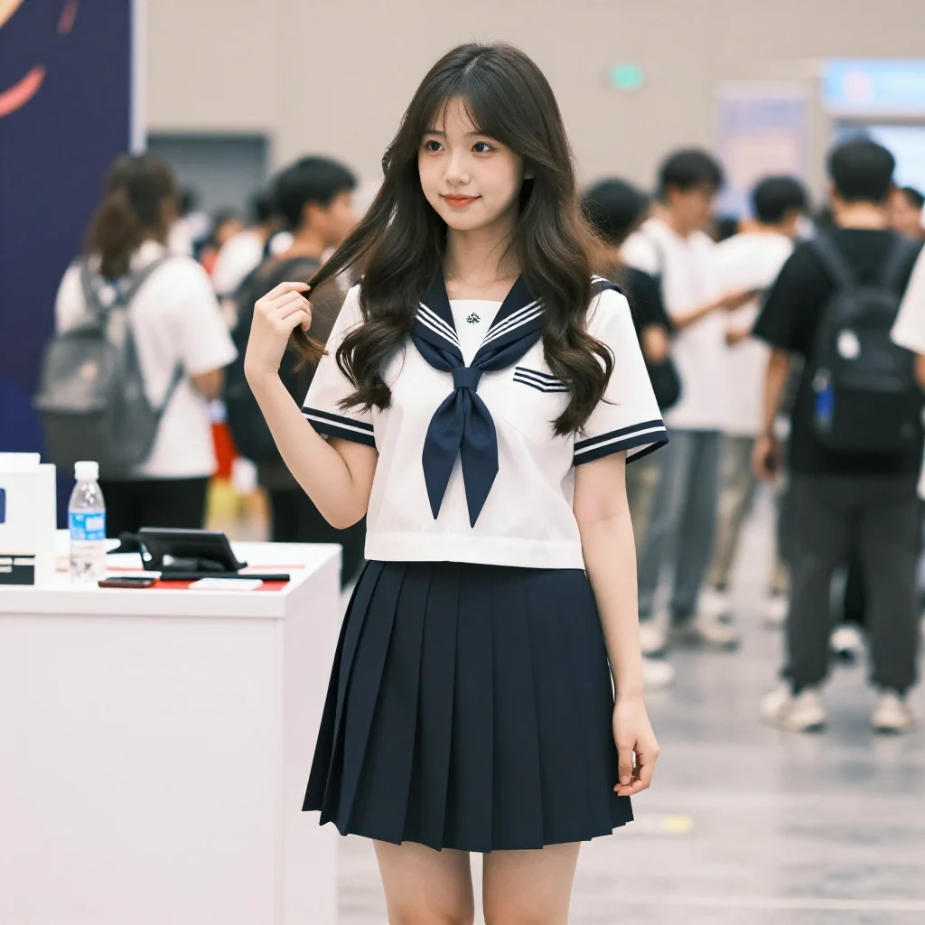 今日份校园写真主题图片 0716，杰作，最佳画质，极致细节，照片级写实 , 轻胶片漫展摄影风格