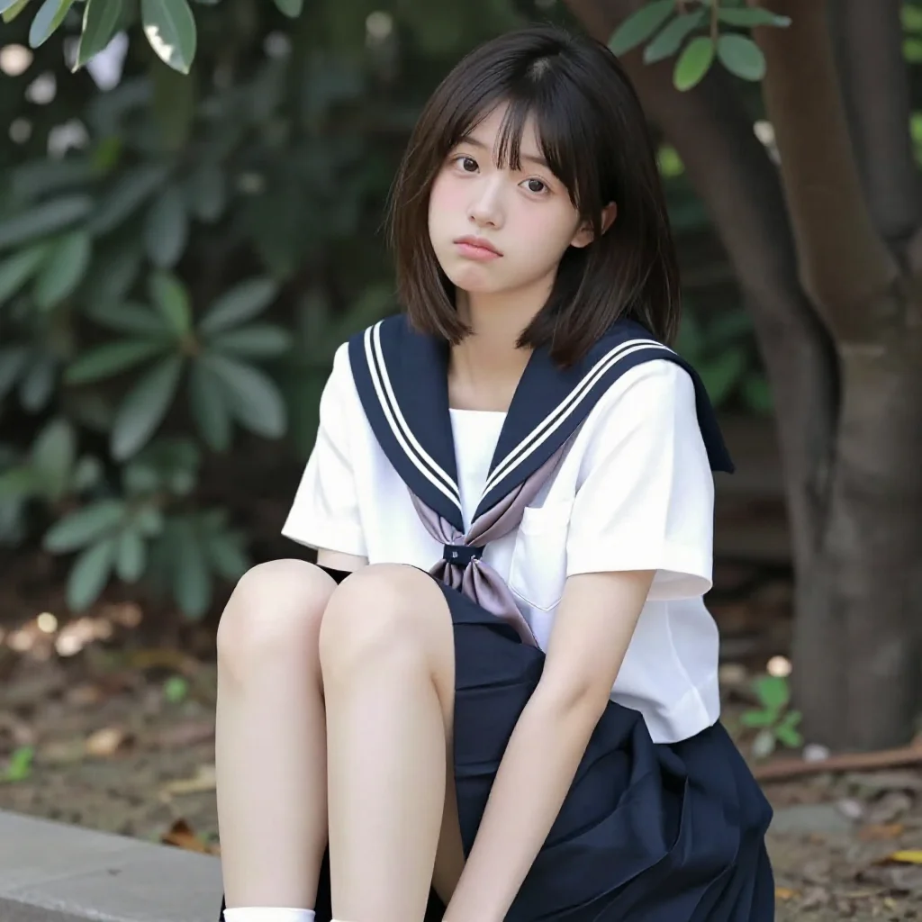 窗边的校园少女主题图片 0732，杰作，最佳画质，极致细节，照片级写实 , 日系清新写真风格