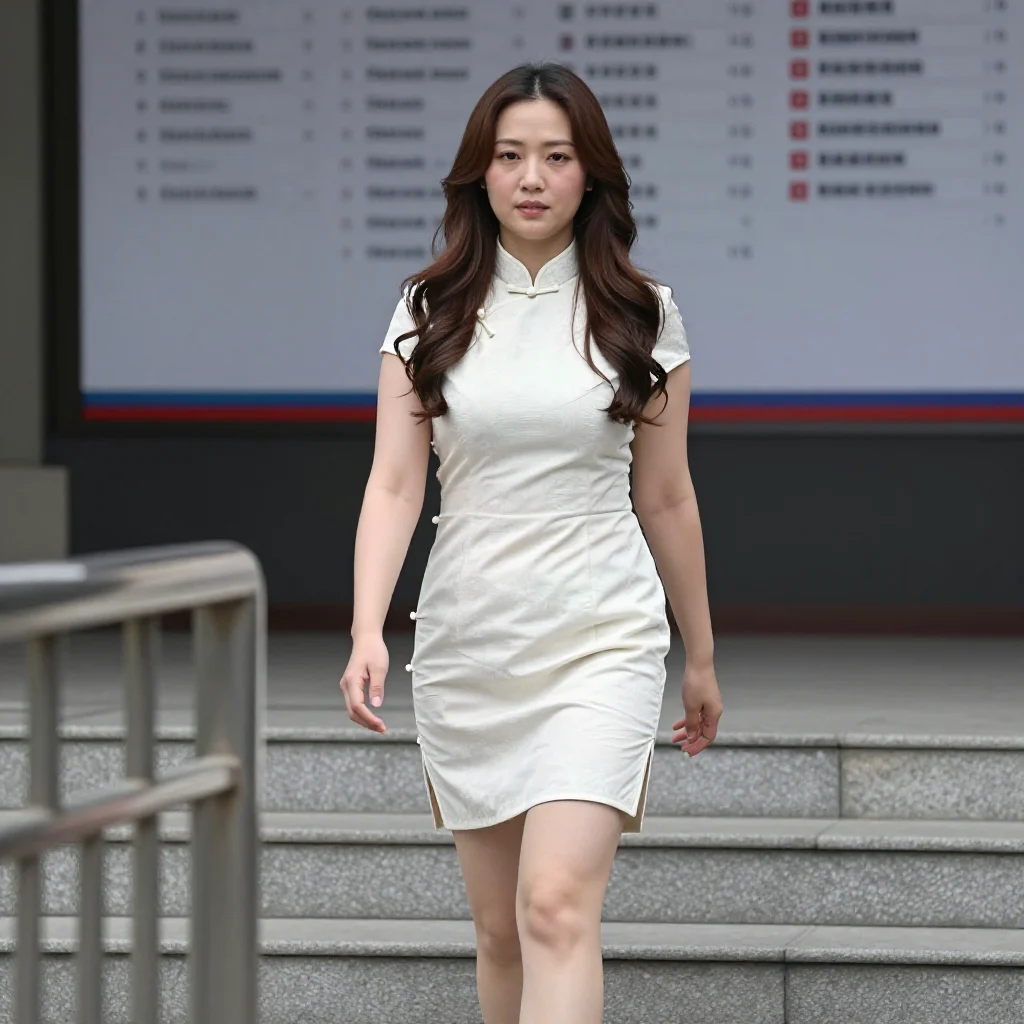 旗袍的优雅，是时光里的温柔主题图片 0738，杰作，最佳画质，极致细节，照片级写实 , 轻熟通勤写真风