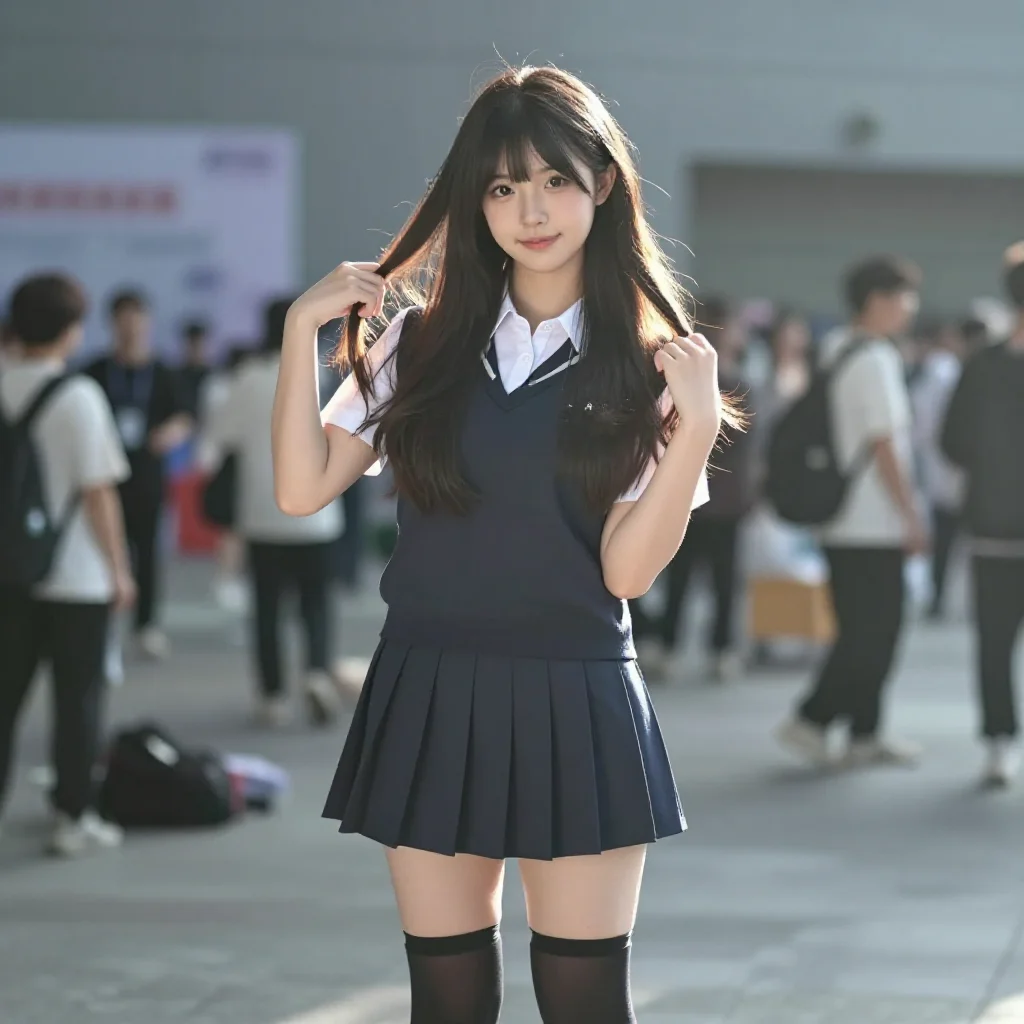 今日份校园风写真主题图片 0761，杰作，最佳画质，极致细节，照片级写实 , 逆光氛围人像风格