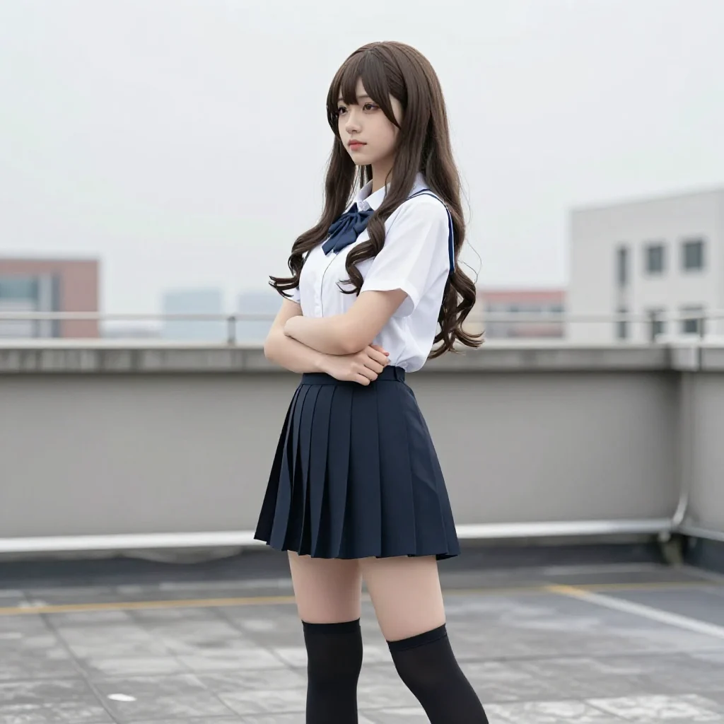 今日份校园感写真主题图片 0831，杰作，最佳画质，极致细节，照片级写实 , 二次元角色写真风格