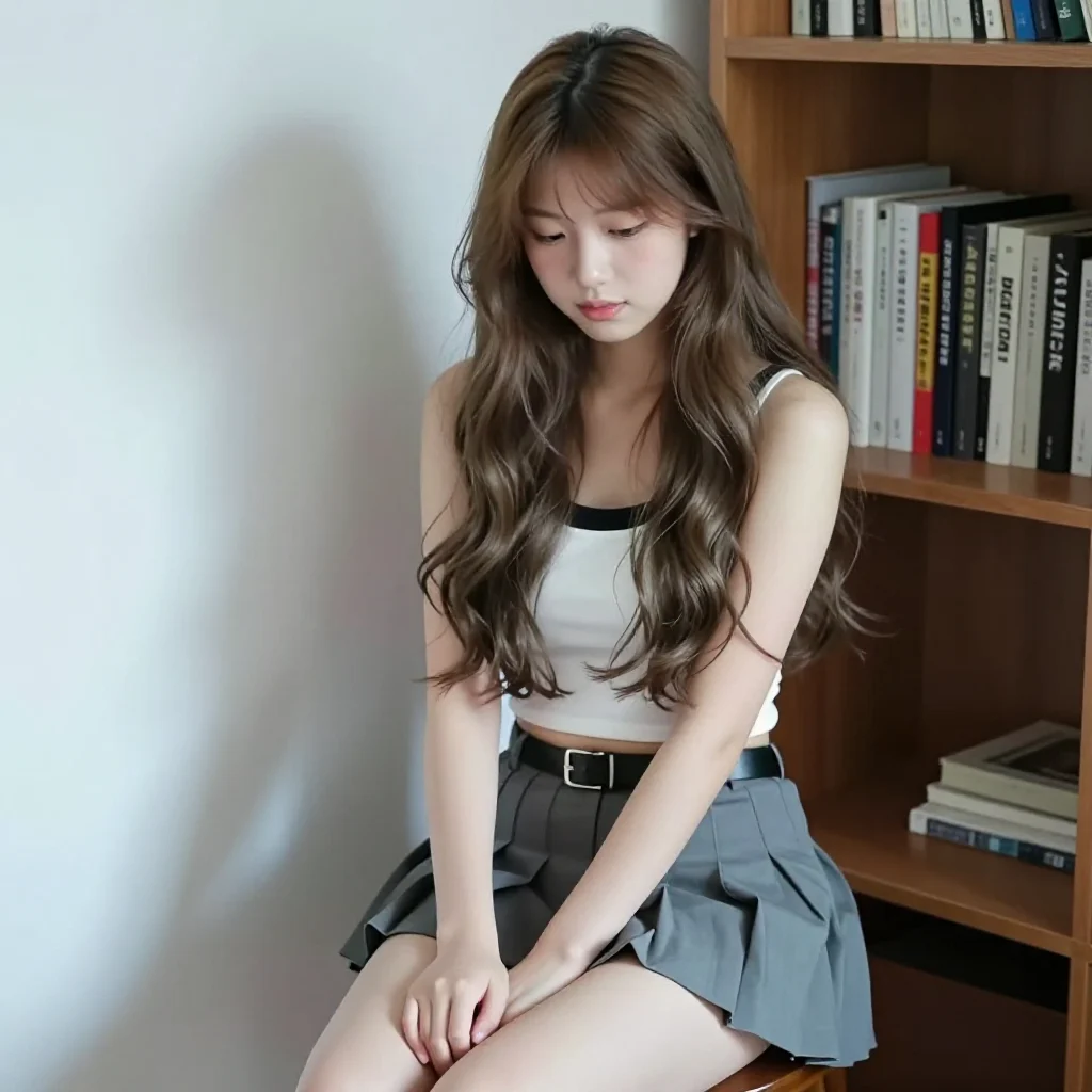 今日份校园少女感主题图片 0903，杰作，最佳画质，极致细节，照片级写实 , 清透漫展人像风格