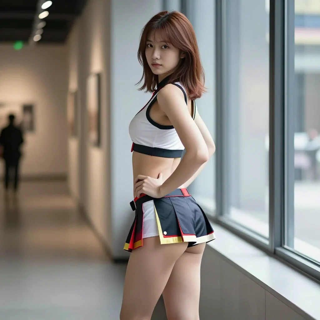 今日份校服少女写真主题图片 0972，杰作，最佳画质，极致细节，照片级写实 , 窗边私房氛围风