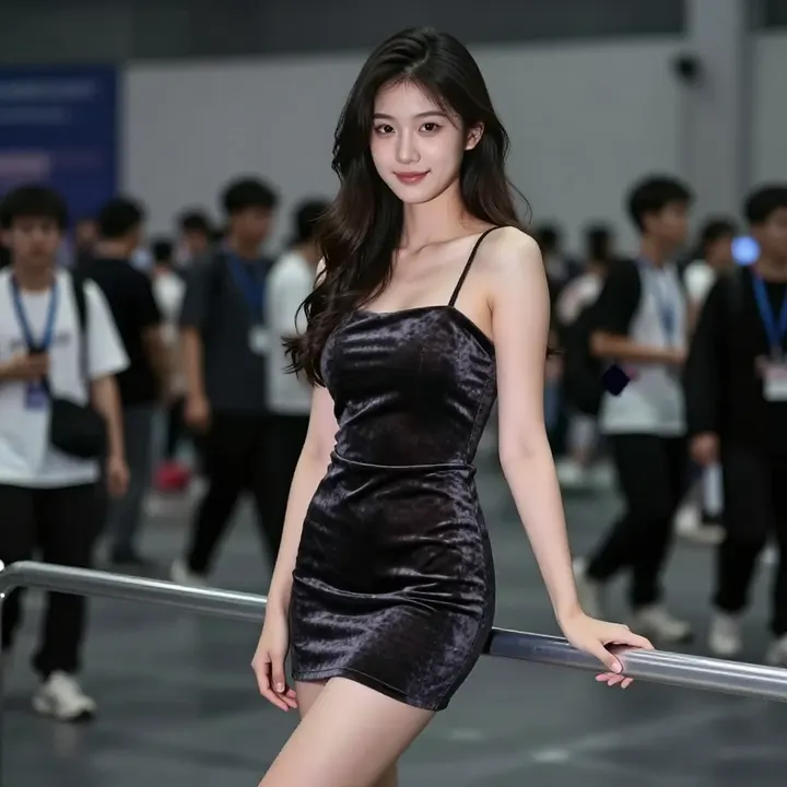 今日份清冷少女感主题图片 0043，杰作，最佳画质，极致细节，照片级写实 , 真实漫展现场还原风格