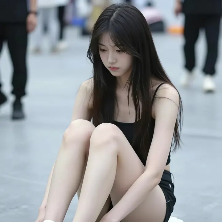 今日份清冷少女感主题图片 0055，杰作，最佳画质，极致细节，照片级写实 , 漫展现场纪实摄影风格