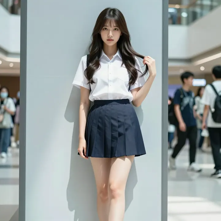 今日份校园写真主题图片 0068，杰作，最佳画质，极致细节，照片级写实 , 二次元角色写真风格