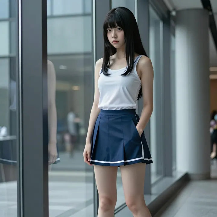 今日份校园少女感主題圖片 0177，杰作，最佳画质，极致细节，照片级写实 , 高细节服装展示风格