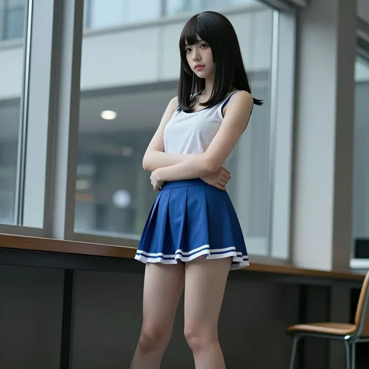 今日份校园少女感主題圖片 0181，杰作，最佳画质，极致细节，照片级写实 , 高细节服装展示风格