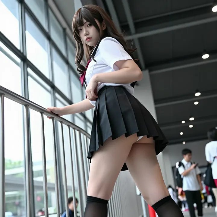 咖啡馆里的少女时光主题图片 0217，杰作，最佳画质，极致细节，照片级写实 , 动漫展抓拍风格