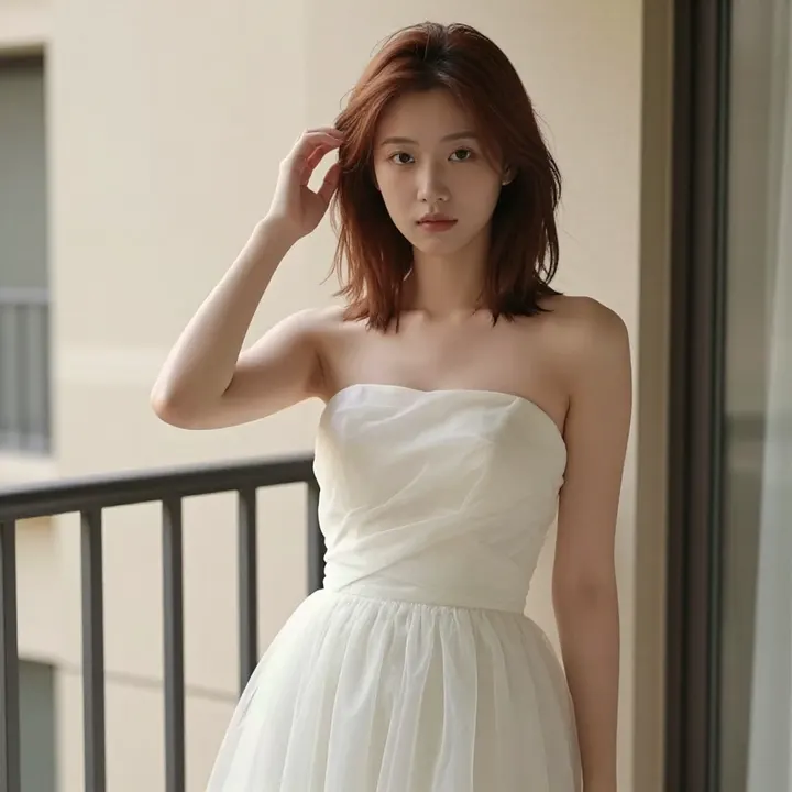 今日份温柔少女感主題圖片 0230，杰作，最佳画质，极致细节，照片级写实 , 轻私房高级感风格