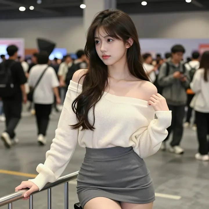 今日份校园风写真主題圖片 0240，杰作，最佳画质，极致细节，照片级写实 , 展馆自然光写真风格