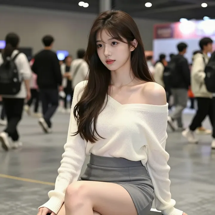 今日份校园风写真主題圖片 0241，杰作，最佳画质，极致细节，照片级写实 , 展馆自然光写真风格