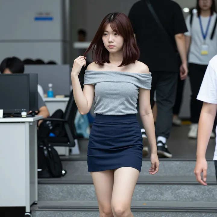 今日份职场少女写真主题图片 0363，杰作，最佳画质，极致细节，照片级写实 , 漫展现场纪实摄影风格