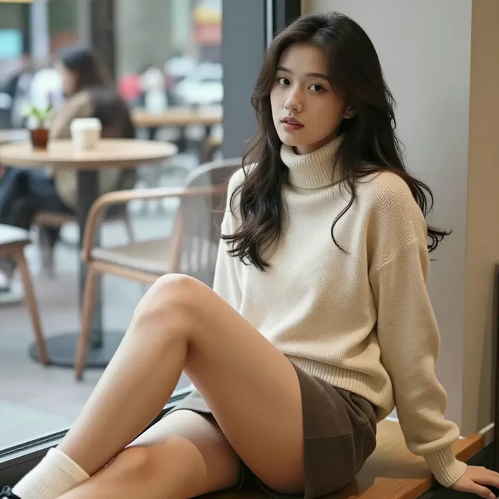 今日份温柔少女感主题图片 0394，杰作，最佳画质，极致细节，照片级写实 , 优雅私房写真风