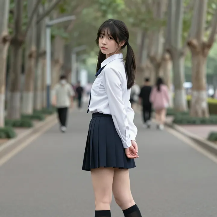 今日份校园写真主题图片 0452，杰作，最佳画质，极致细节，照片级写实 , 漫展现场纪实摄影风格