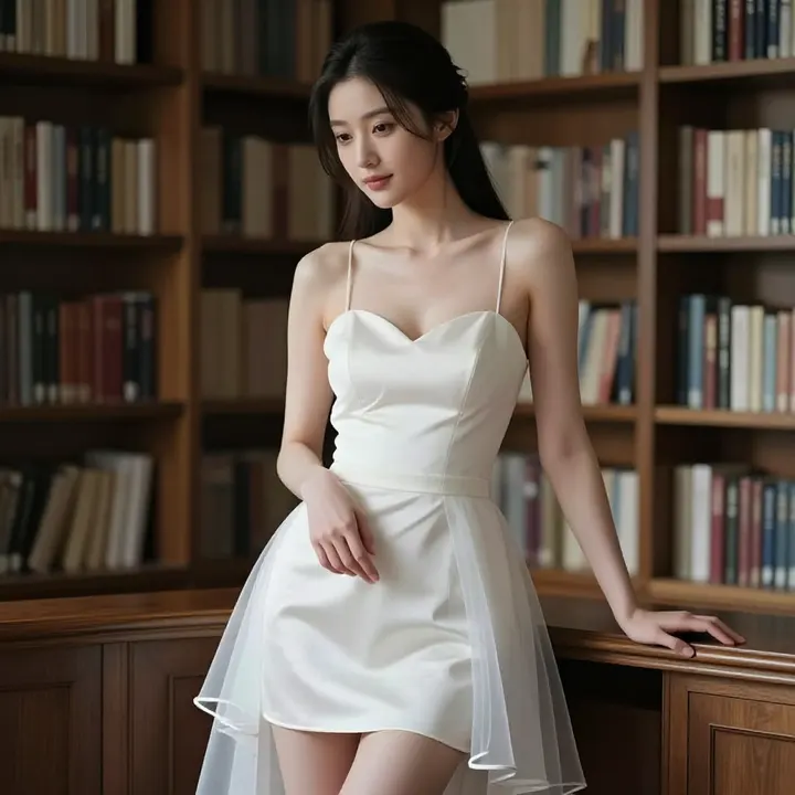 今日份清冷少女感主题图片 0575，杰作，最佳画质，极致细节，照片级写实 , 电影感角色摄影风格