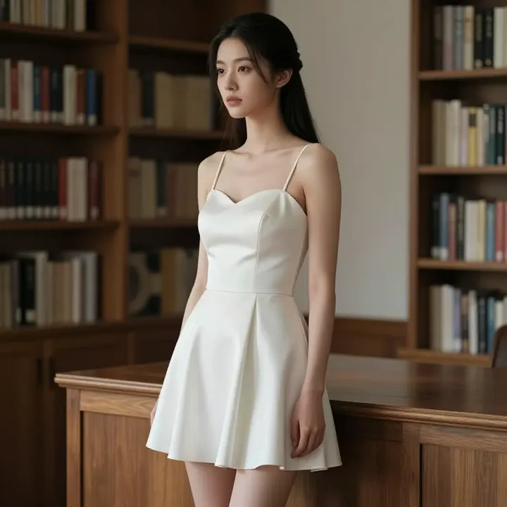 今日份清冷少女感主题图片 0578，杰作，最佳画质，极致细节，照片级写实 , 电影感角色摄影风格