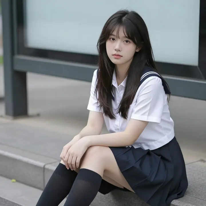 今日份校园风写真主题图片 0661，杰作，最佳画质，极致细节，照片级写实 , 清新校园写真风格