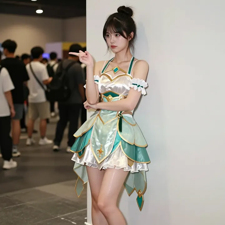 这组cos真的太出片了！主题图片 0663，杰作，最佳画质，极致细节，照片级写实 , 日常随性街拍风格
