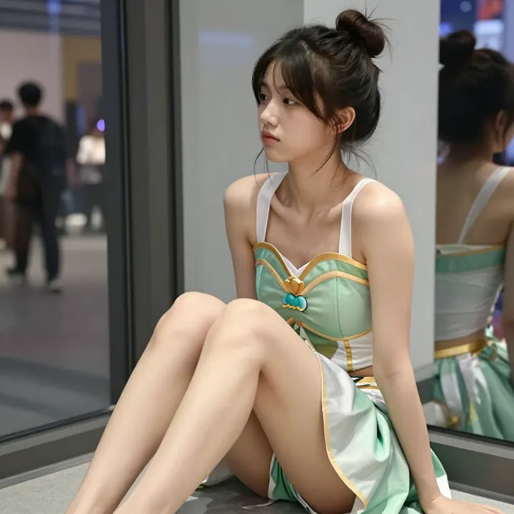 这组cos真的太出片了！主题图片 0665，杰作，最佳画质，极致细节，照片级写实 , 日常随性街拍风格