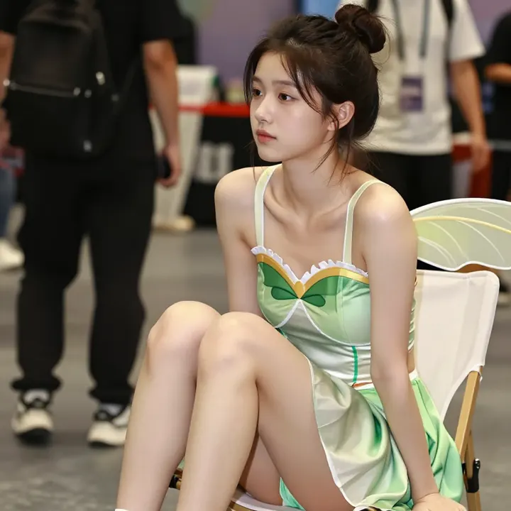 这组cos真的太出片了！主题图片 0666，杰作，最佳画质，极致细节，照片级写实 , 日常随性街拍风格