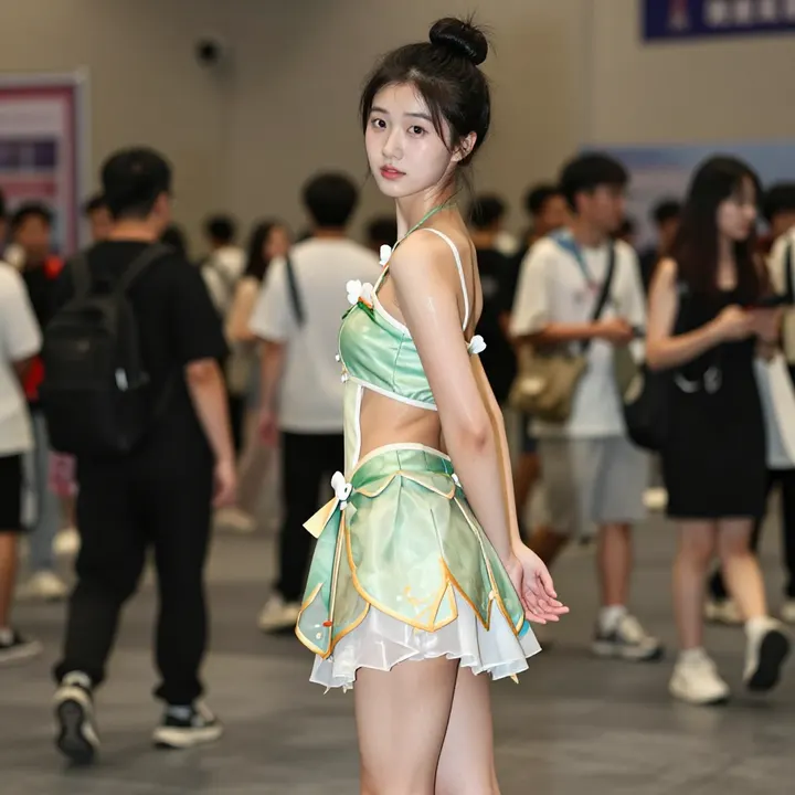 这组cos真的太出片了！主題圖片 0667，杰作，最佳画质，极致细节，照片级写实 , 日常随性街拍风格