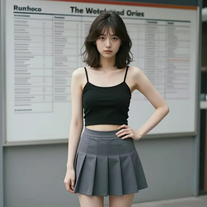 楼梯间的青春日常主题图片 0675，杰作，最佳画质，极致细节，照片级写实 , 日系少女感摄影风格