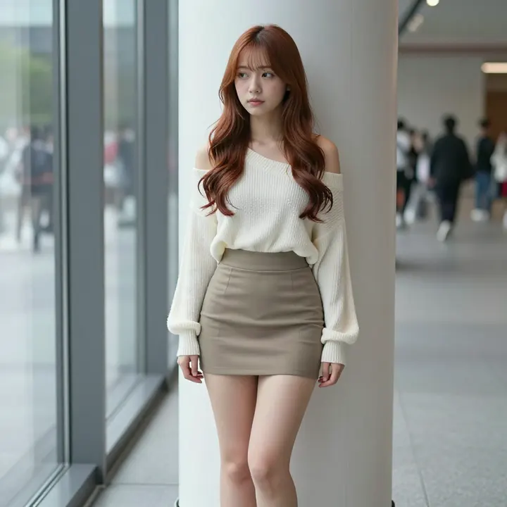 今日份红发少女写真主题图片 0706，杰作，最佳画质，极致细节，照片级写实 , 日系清新写真风格