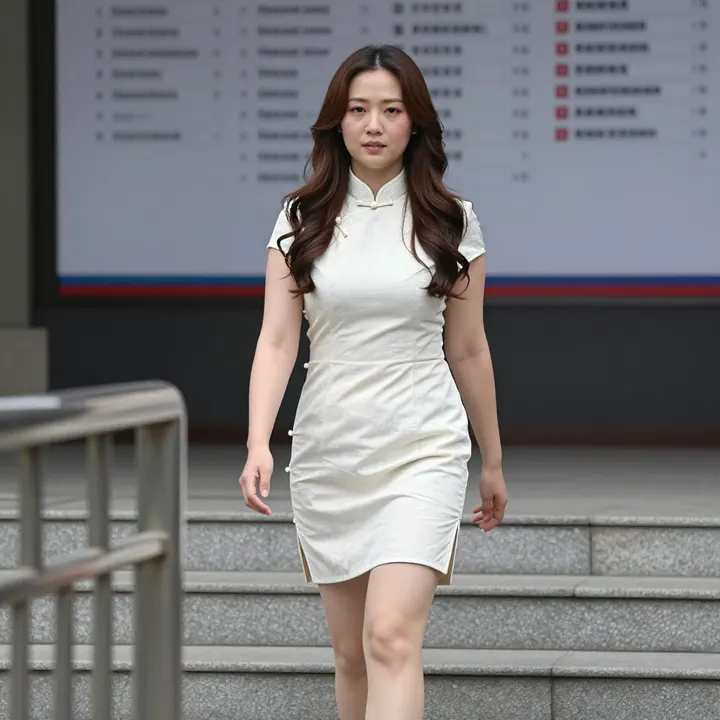 旗袍的优雅，是时光里的温柔主题图片 0738，杰作，最佳画质，极致细节，照片级写实 , 轻熟通勤写真风